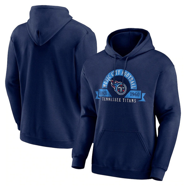 Men's Blue Tennessee Titans Pullover Hoodie
